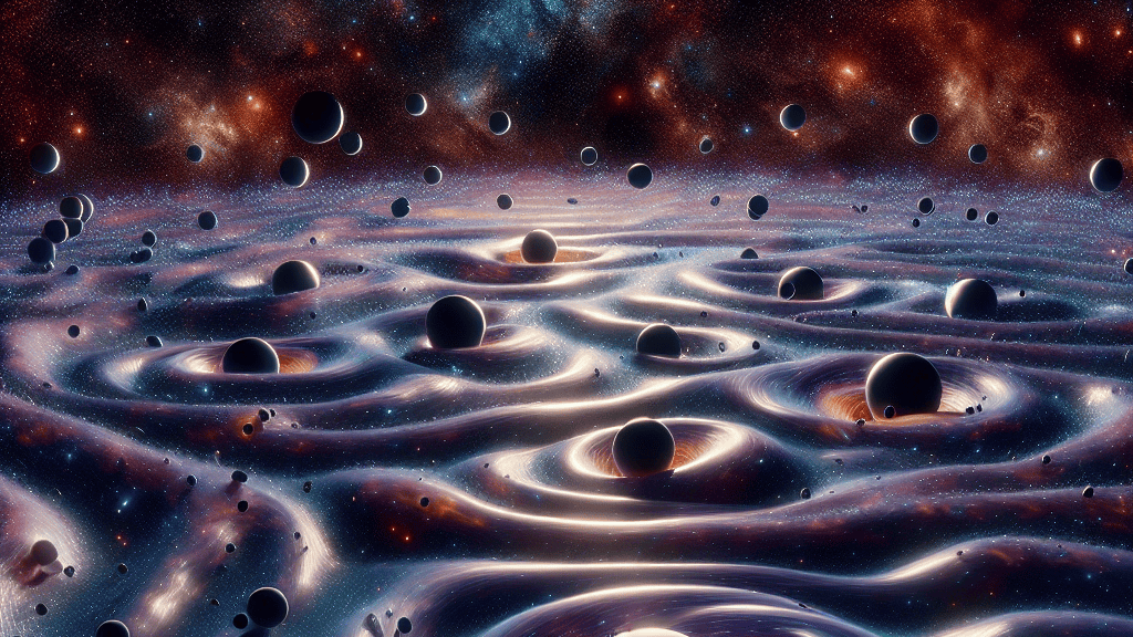 Could Tiny Black Holes Explain Missing Space Waves