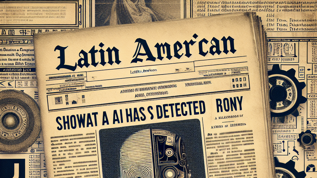 Can AI Decode Irony in Old Newspapers